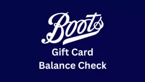 Boots Gift Card Balance Check Online