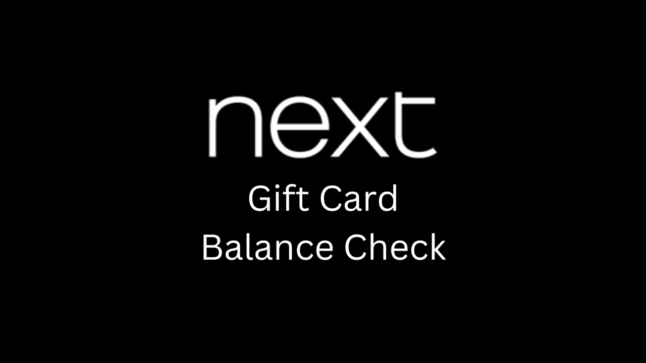 Next Gift Card Balance Check Online