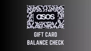 ASOS Gift Card Balance Checker